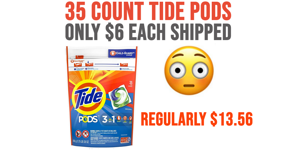 35 Count Tide Pods Only $6 Each Shipped on Amazon (Regularly $13.56)