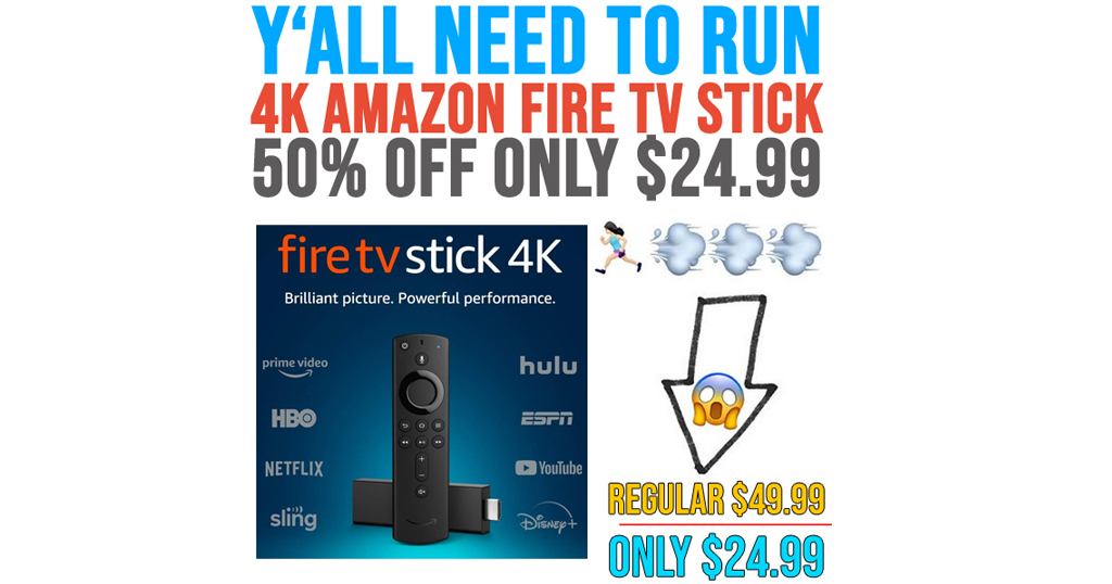 4k Amazon Fire TV Stick Only $24.99 Shipped on Amazon