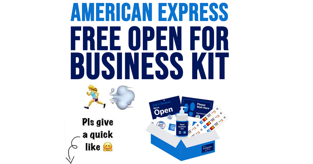 American Express Free ‘Open For Business Kit’