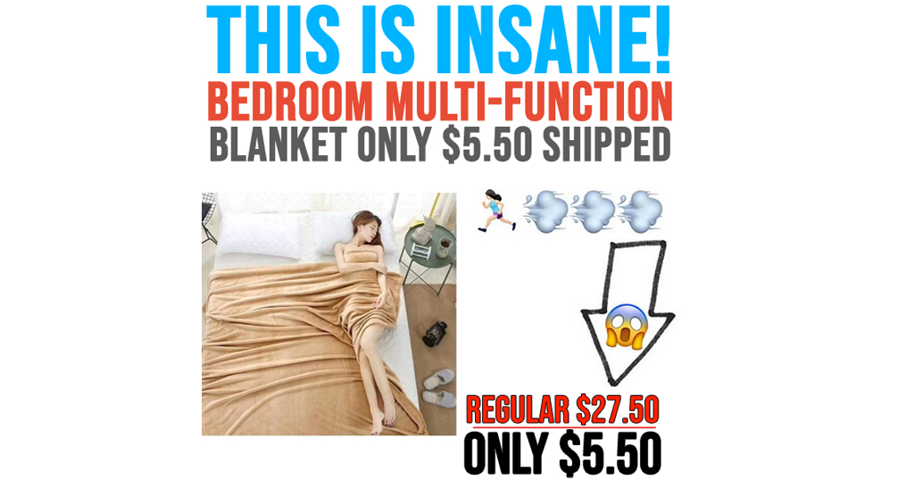 Bedroom Multi-Function Blanket Only $5.50 Shipped on Amazon (Regularly $27.50)