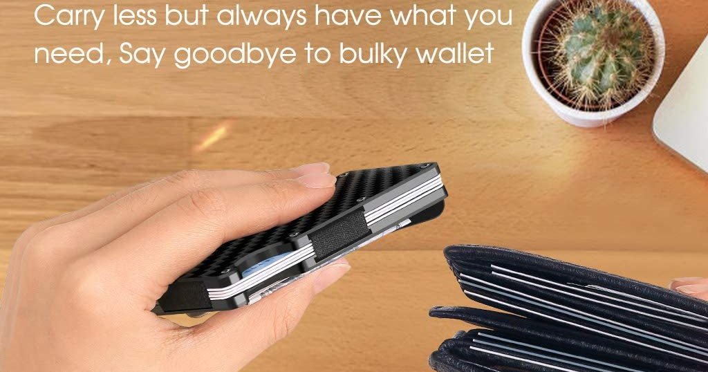 Carbon Fiber Minimalist Wallet for Men Only $6.99 Shipped on Amazon (Regularly $15.99)