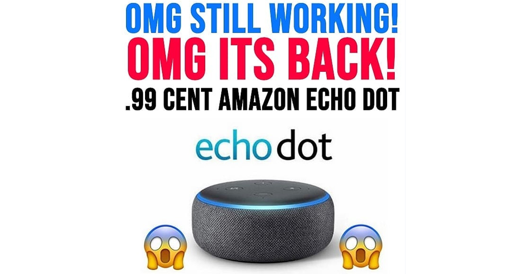 Echo Dot for Just 99¢ Shipped on Amazon