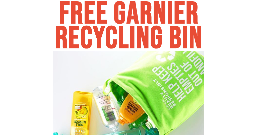 FREE Garnier Recycling Bin