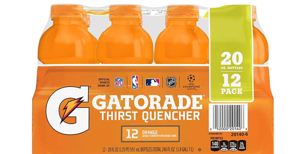 Gatorade 12-Packs from $7 Shipped on Amazon | Just 59¢ Per Bottle