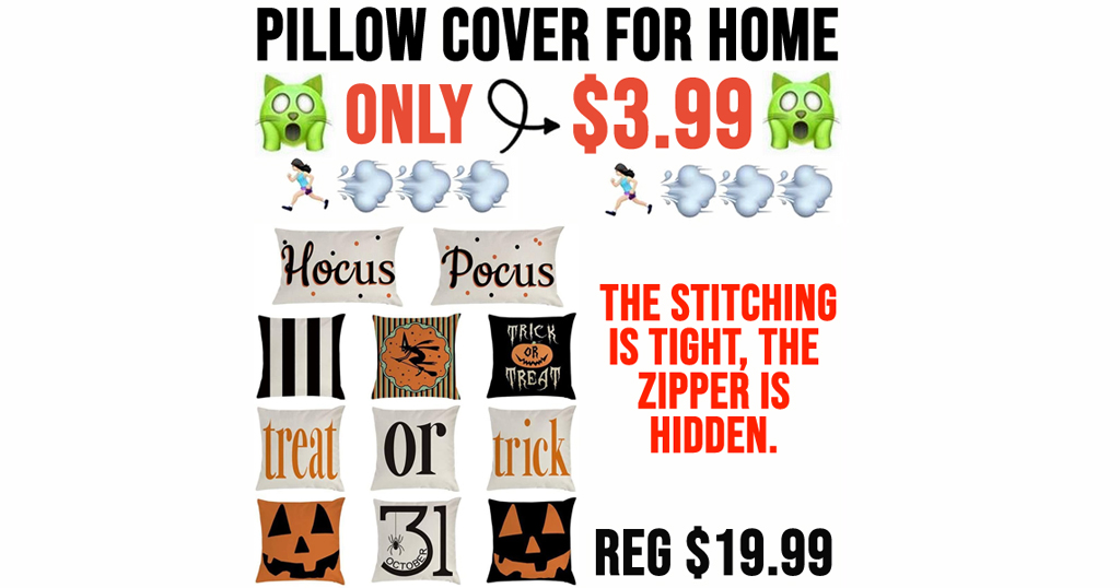 Pillow Cover for Home Only $3.99 Shipped on Amazon (Regularly $19.99)