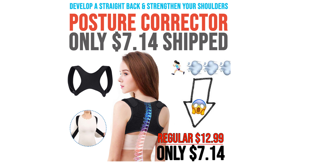 Posture Corrector For Men and Women Only $7.14 Shipped on Amazon (Regularly $12.99)