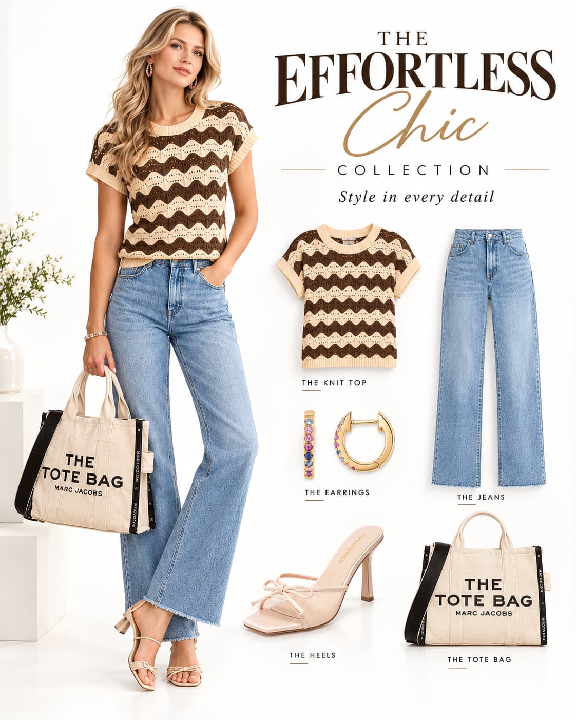 Effortlessly chic from head to toe